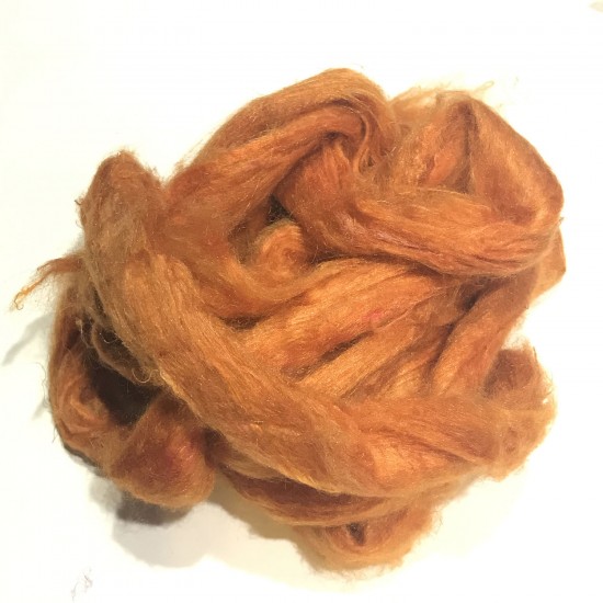 Sari Silk- Orange- approx 10 Grams