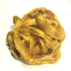 Sari Silk- Yellow- approx 10 Grams