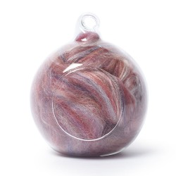 Merino and silk wool blends -Blue, Purple and Pink 25 Grams