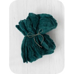 Mulberry Silk Hankies- Ireland Aqua- approx 10 Grams