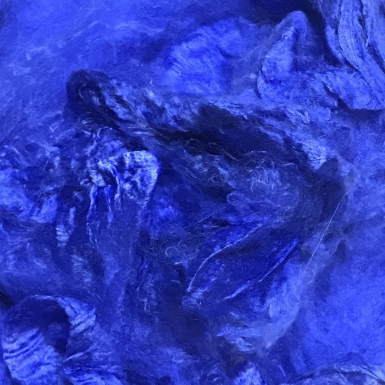 Mulberry Silk Hankies- Dream Blue- approx 10 Grams