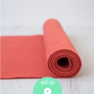 2mm Thermoformable Wool Felt-Coral