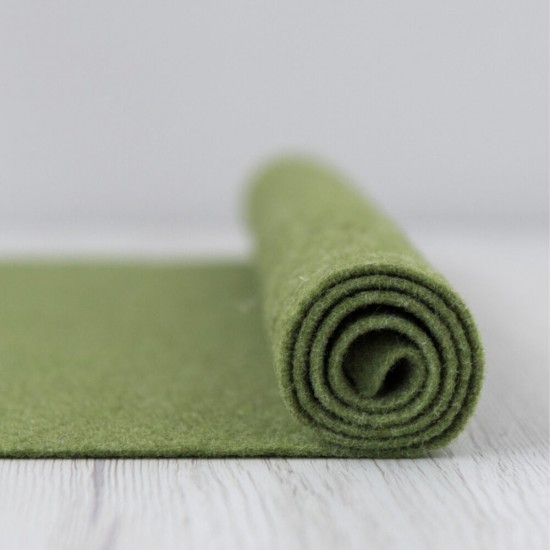 2mm Thermoformable Wool Felt-Meadow