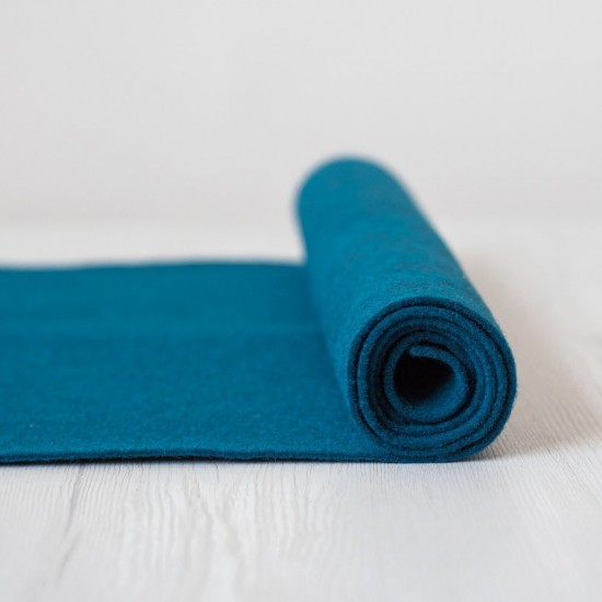2mm Thermoformable Wool Felt-Teal