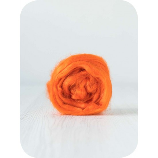 Tussah Silk Orange 5 Grams